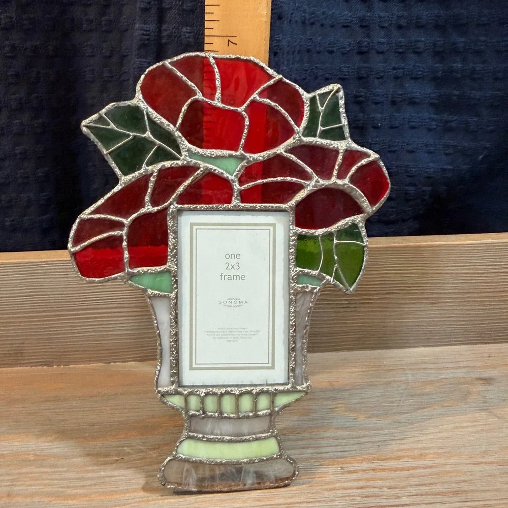 Picture frame stained glass 2 x 3  7